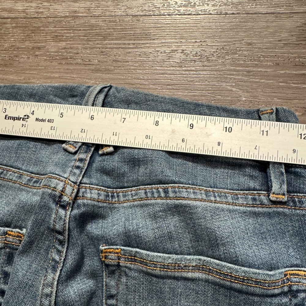 Good American Jeans Womens 0 25 Blue Denim Good Waist 24x28 Distressed Casual - Picture 7 of 12